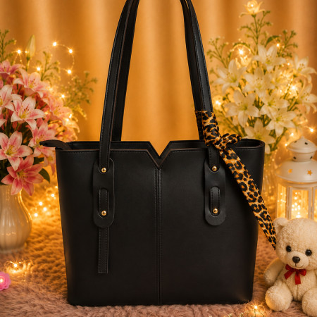 Womens Hand Shoulder Bag Fashion( Black)