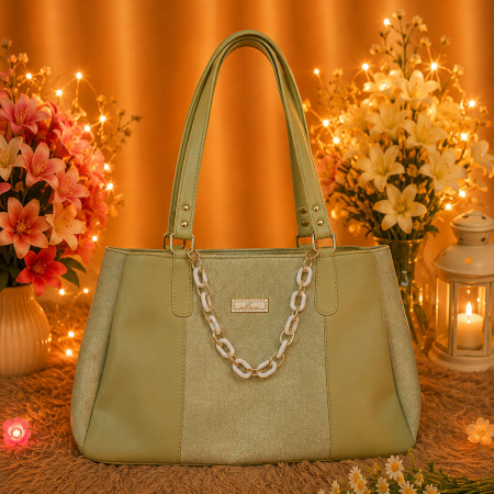 Premium Textured Women Handbag (Green)