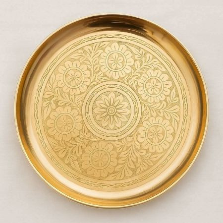 Brass Nokshi Plate