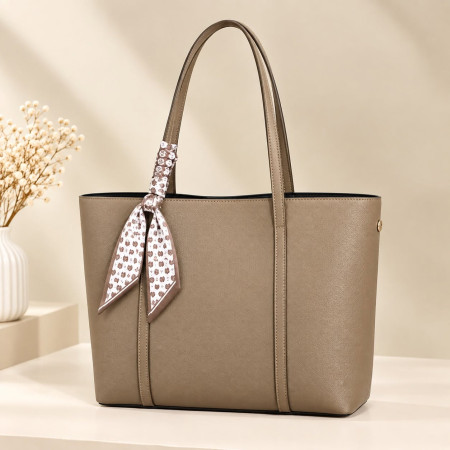 Tote Bag Womens Shoulder Bag Fashion(Cocoa brown)