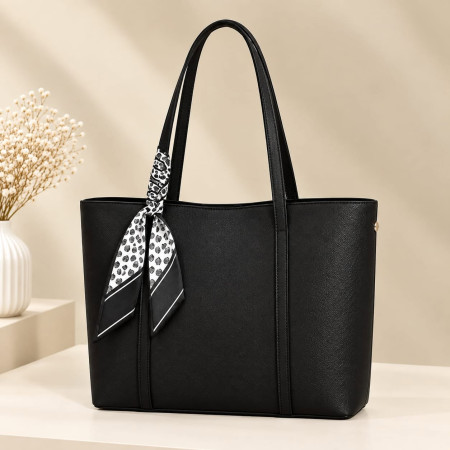 Tote Bag Womens Shoulder Bag Fashion(Black)